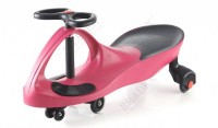 Машинка детская, "БИБИКАР" с  полиуретановыми колесами, розовая