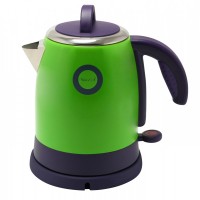 Чайник Великие Реки Чая-1А, 1400 Вт, 1,2 л, цвет зеленый, нержавеющая сталь